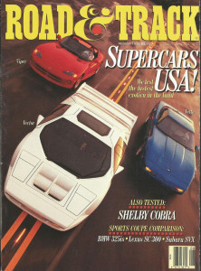 ROAD & TRACK 1992 AUG - 427 COBRA S/C, HOT ROD DUEL